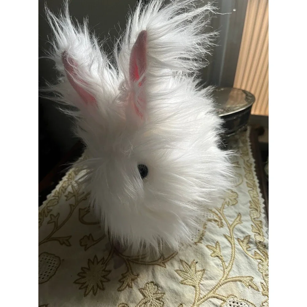 Fuzzgiggles Cottonball the White Stuffed Bunny